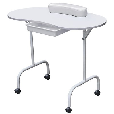 美甲桌可折叠美甲台便携式修甲桌子摆地摊修甲台带化妆箱抽屉手枕