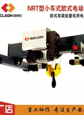 NRT型小车式欧式钢丝绳电动葫芦 欧式双梁起重机电动葫芦