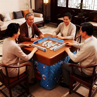 麻将桌两用餐桌折叠手搓四方桌子2025新款取暖桌打牌棋牌桌麻雀台