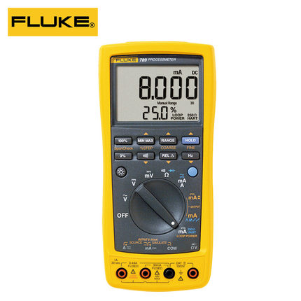 Fluke福禄克789万能表高精度手持式便携过程检验真有效值万用表