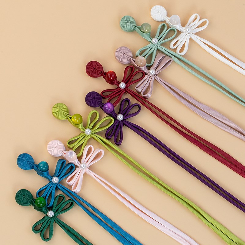 新中式盘扣扣子国风蜻蜓流苏扣改良版合服上衣装饰手工编织纽扣女