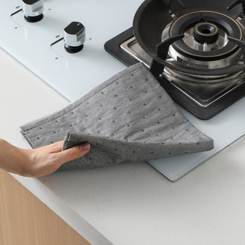 油烟机顶部防油垫吸油棉厨房防油贴纸抽油烟机防尘罩防潮隔灰通用