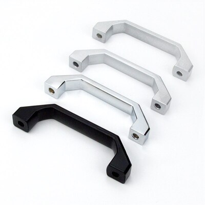 铝合金设备方形工业拉手抽屉304不锈钢把手LS06提手孔距100/130MM