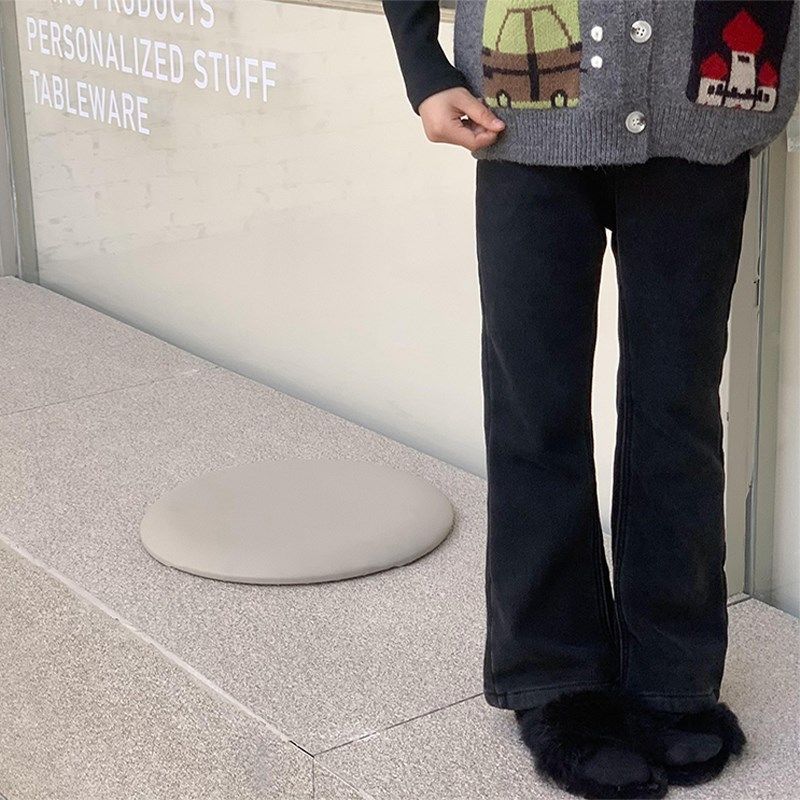 童装女童加绒加厚修身裤子中大童秋冬季新款百搭一体绒时尚微喇裤,童装/婴儿装/亲子装,儿童牛仔裤,淘宝优惠券,粉丝福利购,淘宝优惠卷