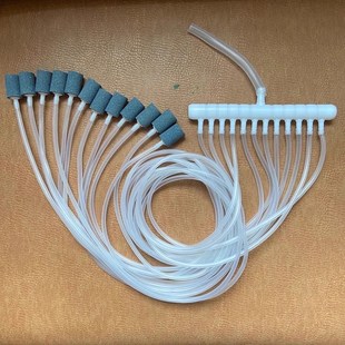 鱼缸 ACO增氧机沙头气泡石氧气泵气排分流器增氧气管充氧配件套装