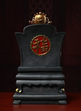 戴玉堂陶瓷摆件《龙五爷财神》五爷像广济龙王财神爷佛像供奉家用