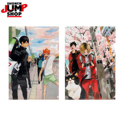 谷皮现货SHONEN JUMP SHOP排球少年  彩色图案文件夹