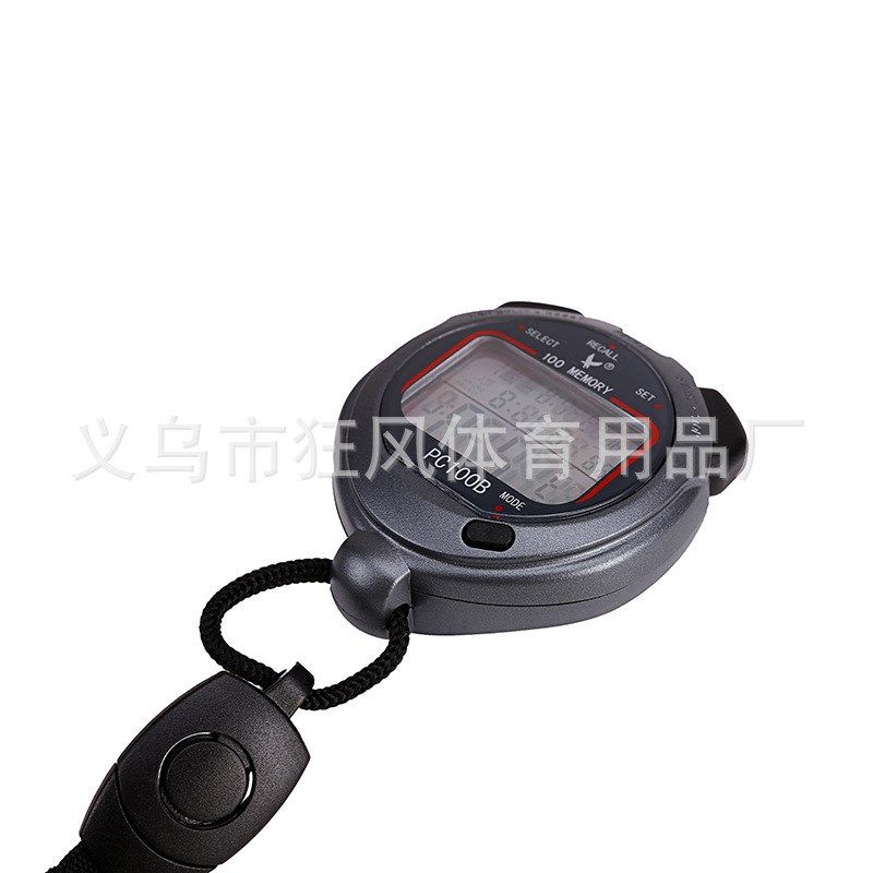 天福PC100B天福秒表跑步计时器三排100道田径教练秒表