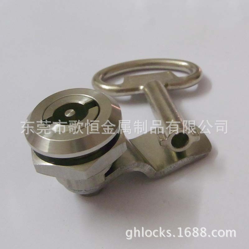 MS705转舌锁 不锈钢材质 配电箱柜门锁 广告箱门锁 一字锁芯