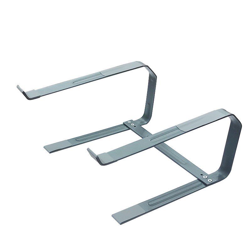 跨境新款笔记本电脑支架双层立式散热桌面全金属加厚电脑支撑架子