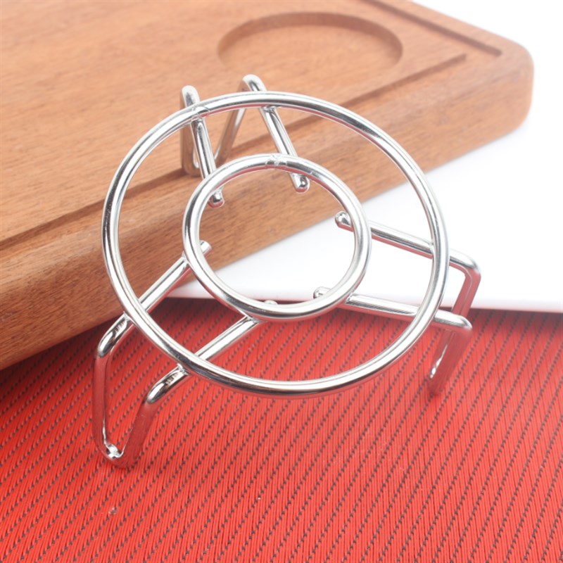 加粗304不锈钢蒸架电饭煲高压锅迷你隔水蒸架紫砂炖汤热奶矮脚5cm