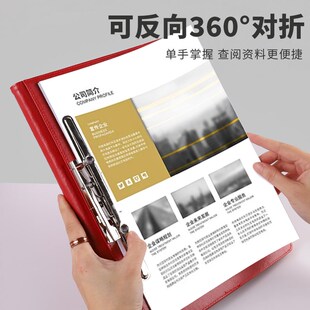 夹呈阅件文件夹定制oo合同本资料册皮质商务文件传阅档保密呈办按