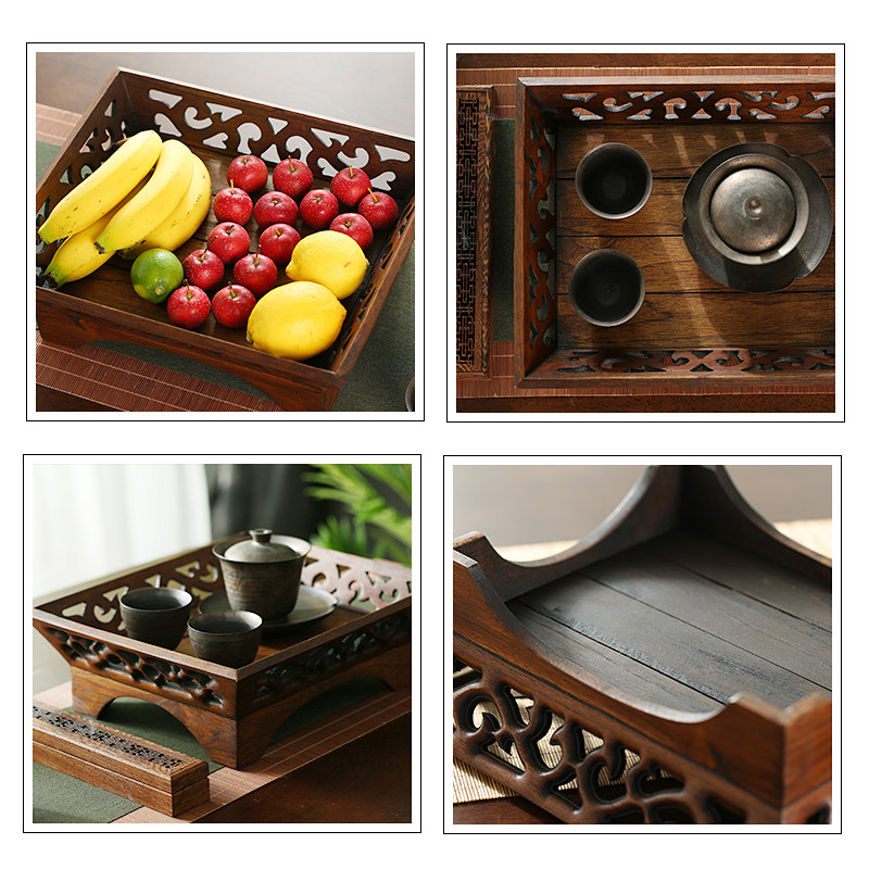 泰国水果盘木质客厅创意复古实木果盘茶几餐桌干果盘,家居饰品,果盘/果篓,淘宝优惠券,粉丝福利购,淘宝优惠卷