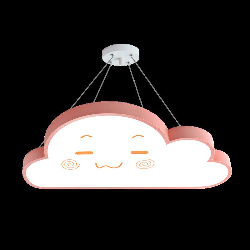 卡通笑脸云朵吊灯幼儿园教室走廊过道灯儿童淘气堡艺术构造型灯