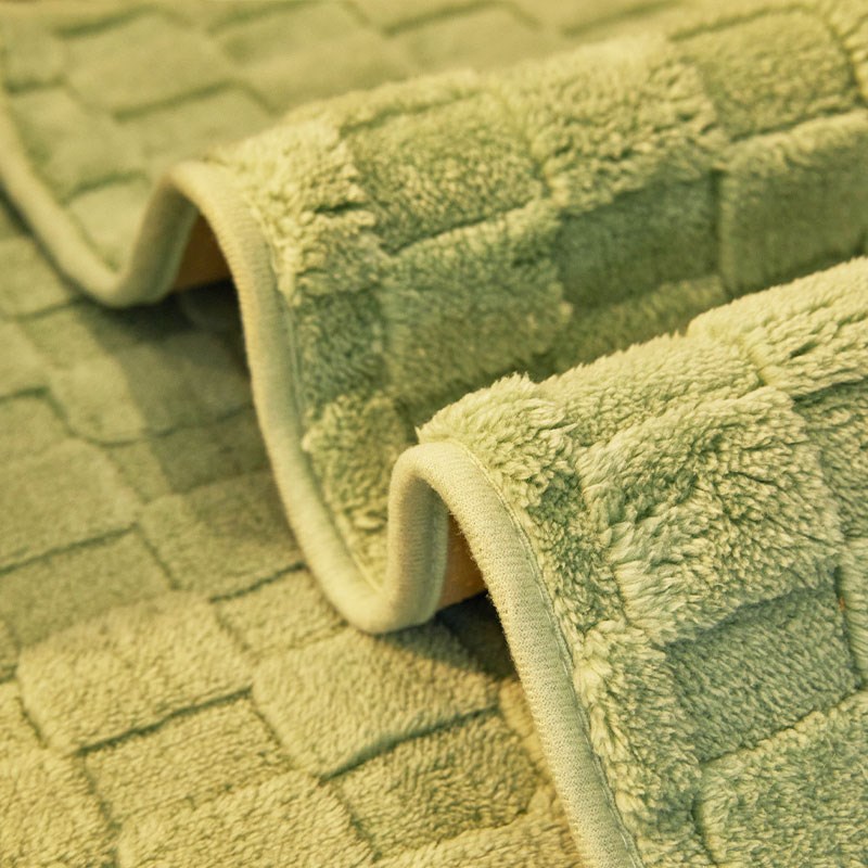 冬季202新款沙发垫子短毛绒三位一妃四季通用防滑坐垫罩巾盖布