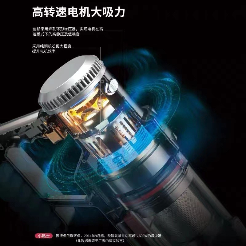 德国无线吸尘器家用大吸力小型手持式静音宠物吸毛器地毯吸尘除螨