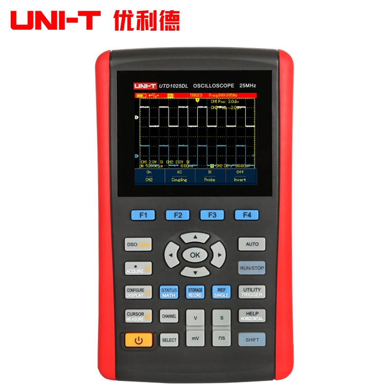 小型高精度便携式优利德万用表数字示波器手持式双通道示波器m
