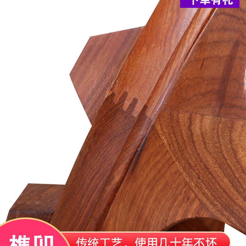 红木鼓凳实木凳圆仿古新古凳绣墩鼓登鸡翅木鼓形小