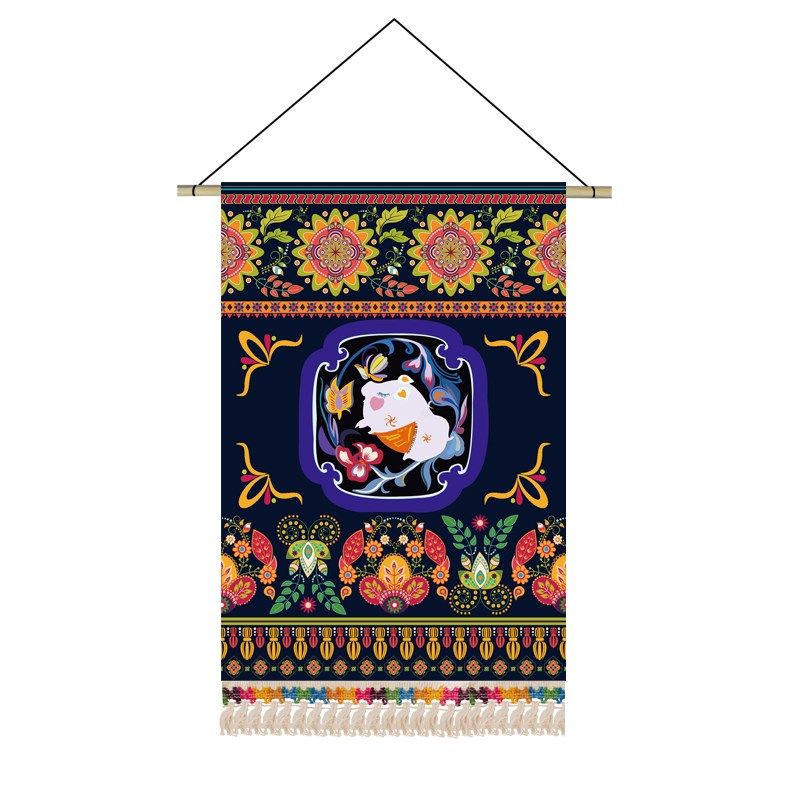 十二生肖布艺挂毯挂画少数民族风情民宿客栈卧室走廊墙壁装饰画,居家布艺,挂毯/壁毯,淘宝优惠券,粉丝福利购,淘宝优惠卷