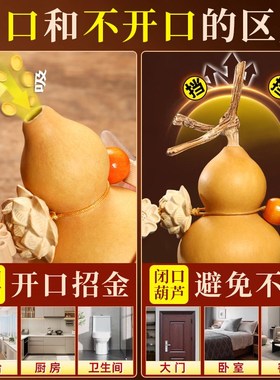 天然葫芦门对门五帝钱门口口挂件大门对卧室客厅吉祥结铜钱