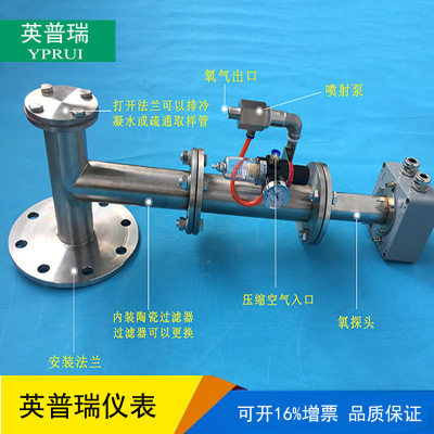 高温型氧化锆氧量分析仪厂家 锅炉烟道液晶数显抽气取样式氧化锆