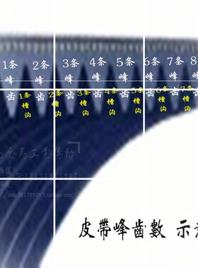 双头锯健身10PJ1439皮带机多沟带橡胶器展鹏门机物流多楔带567J