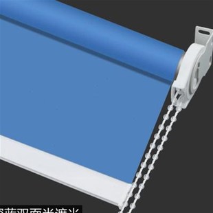 卷帘a窗帘办公室卫生间遮阳隔热免打孔G安装 新款 全遮光手升降窗帘
