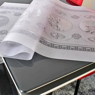 桌布防水免洗防油防烫餐桌垫x茶桌布几方形软玻璃水晶板透明桌垫