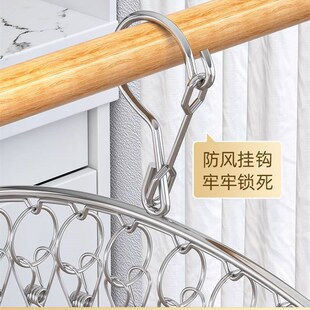 晾衣架挂窗 不锈钢袜夹子晒衣架家用t阳台防风扣多夹子内衣内裤