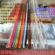 透明有机玻璃棒 350mm半圆棒方棒三角棒导光棒 彩色亚克力棒1mm