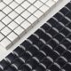 佳纷简约黑白色哑光陶瓷马赛克15X15mm颗粒餐厅吧台淋浴背景瓷砖