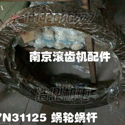 南京机床厂YN31125滚齿机配件大型蜗轮蜗杆Z100