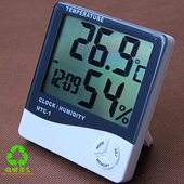 照顾老人儿童 电子温湿度计 大屏幕 闹钟 冷暖自知 室内