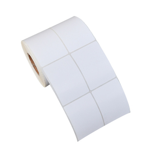 干胶打印纸标签 空白条码纸 铜纸标价标签** 排