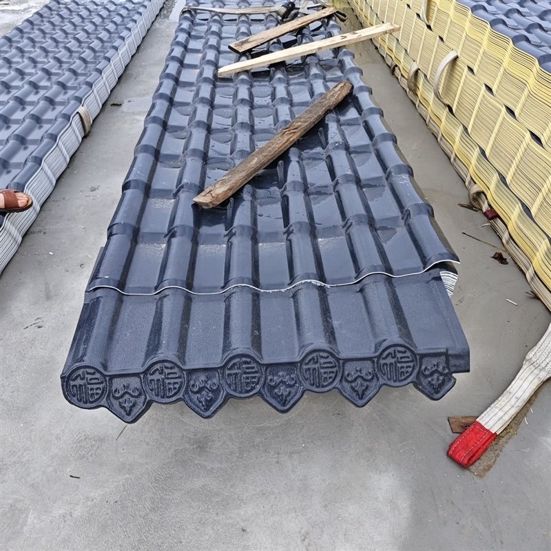 树脂瓦延长滴水檐房檐延长板屋檐瓦装饰仿古一体瓦围墙瓦院墙