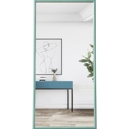 伯仑地中海风穿衣镜子全身镜家用落地镜立体试衣镜子贴墙防爆壁挂