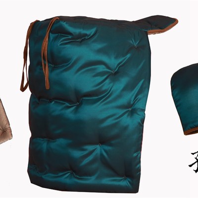 冬季电动国标车分体挡风被双面防水加厚保暖小龟简单薄款纯色套装