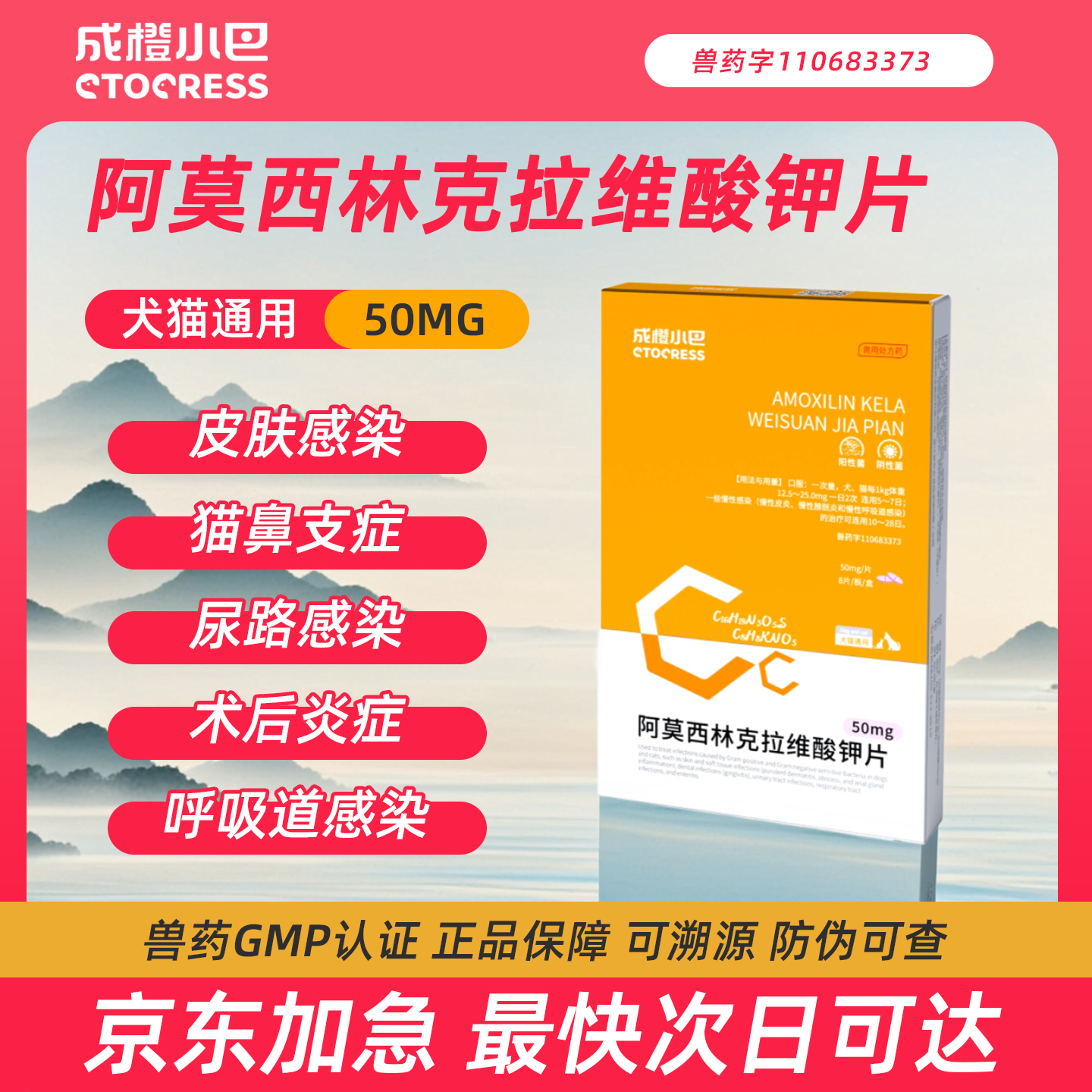 成橙小巴阿莫西林克拉维酸钾片