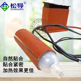 针筒注射器加热套 硅橡胶自然卷加热器 硅胶加热带小型圆柱加热圈