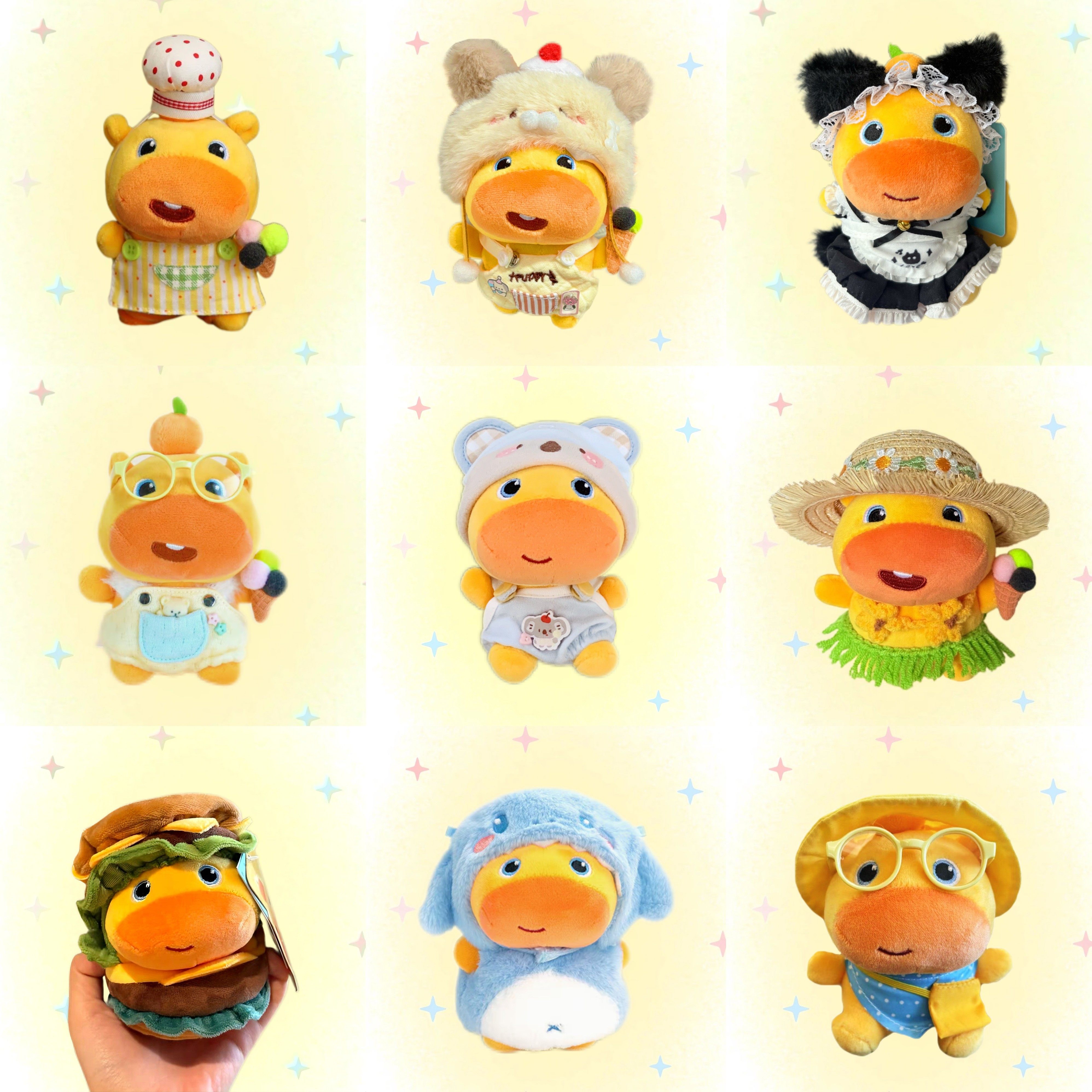 水豚噜噜可爱娃衣10cm娃衣麦当劳围裙帽子玩偶棉花娃娃挂件衣服,模玩/动漫/周边/娃圈三坑/桌游,棉花娃娃/毛绒玩具娃衣,淘宝优惠券,粉丝福利购,淘宝优惠卷