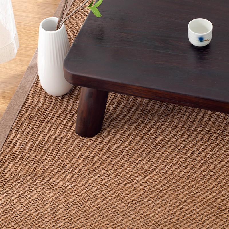 定制日式榻榻米地毯窗台垫客厅卧室阳台竹编加厚地垫子飘窗垫定做