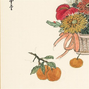 吴昌硕富贵吉祥客厅中堂挂画玄关茶室卧室装饰画