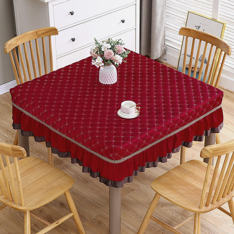 正方形电炉罩全自动烤火炉桌子罩防尘罩麻将机罩四方茶几餐桌罩