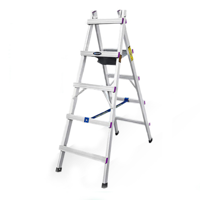 铝合金行走人字梯加厚铝梯楼梯家用折叠梯焊接木工装修梯子