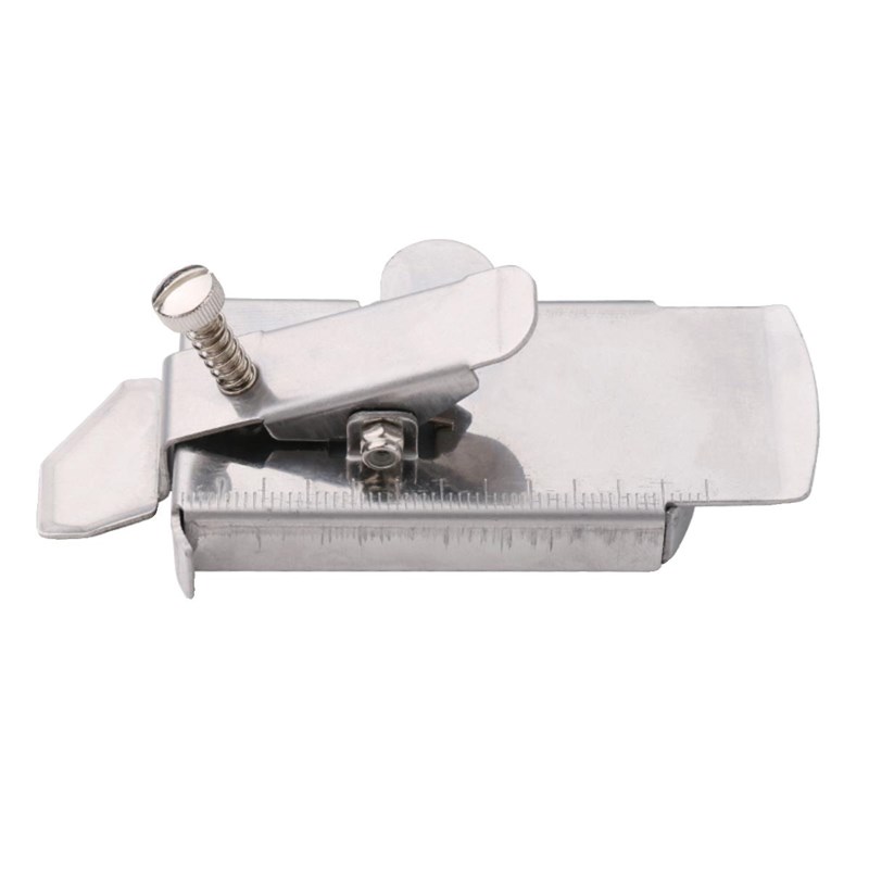 第五代新款多功能磁铁定规缝纫机通用带刻度定位器防卷边工具