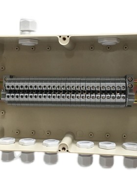 2**mm二进六出防水接线盒  U防雨端子过路盒