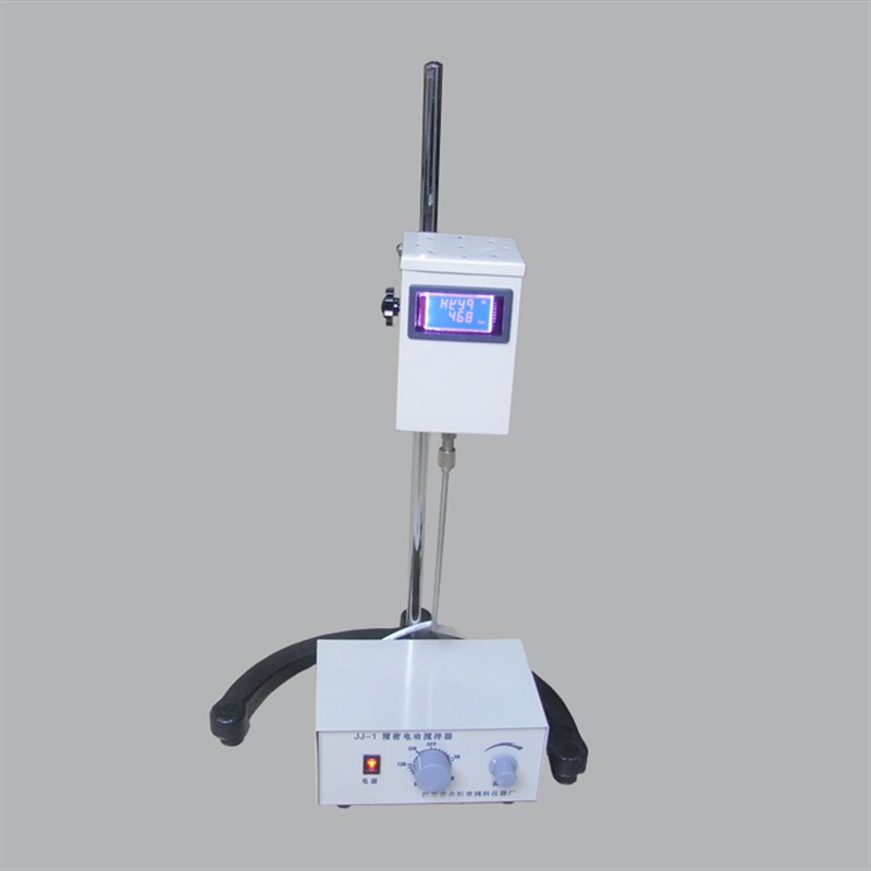 增力电动搅拌器100//00W大功率加高JJ-1实验定制多联数显加大