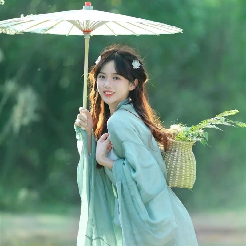 古风背篓道具竹编汉服拍照摄影儿童舞蹈表演农用小号藤编花篮采茶