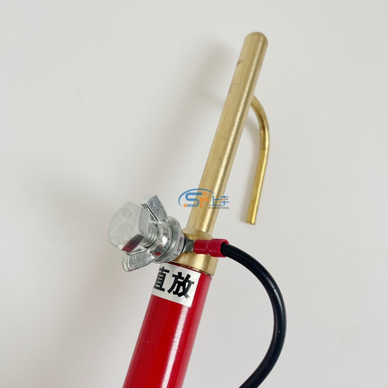 高压放电棒阻直两用10kv绝缘放电器kv伸缩式直流电工高压放电笔