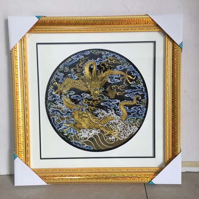 民族风刺绣挂画装饰画精品壁画客厅玄关组合挂画图片